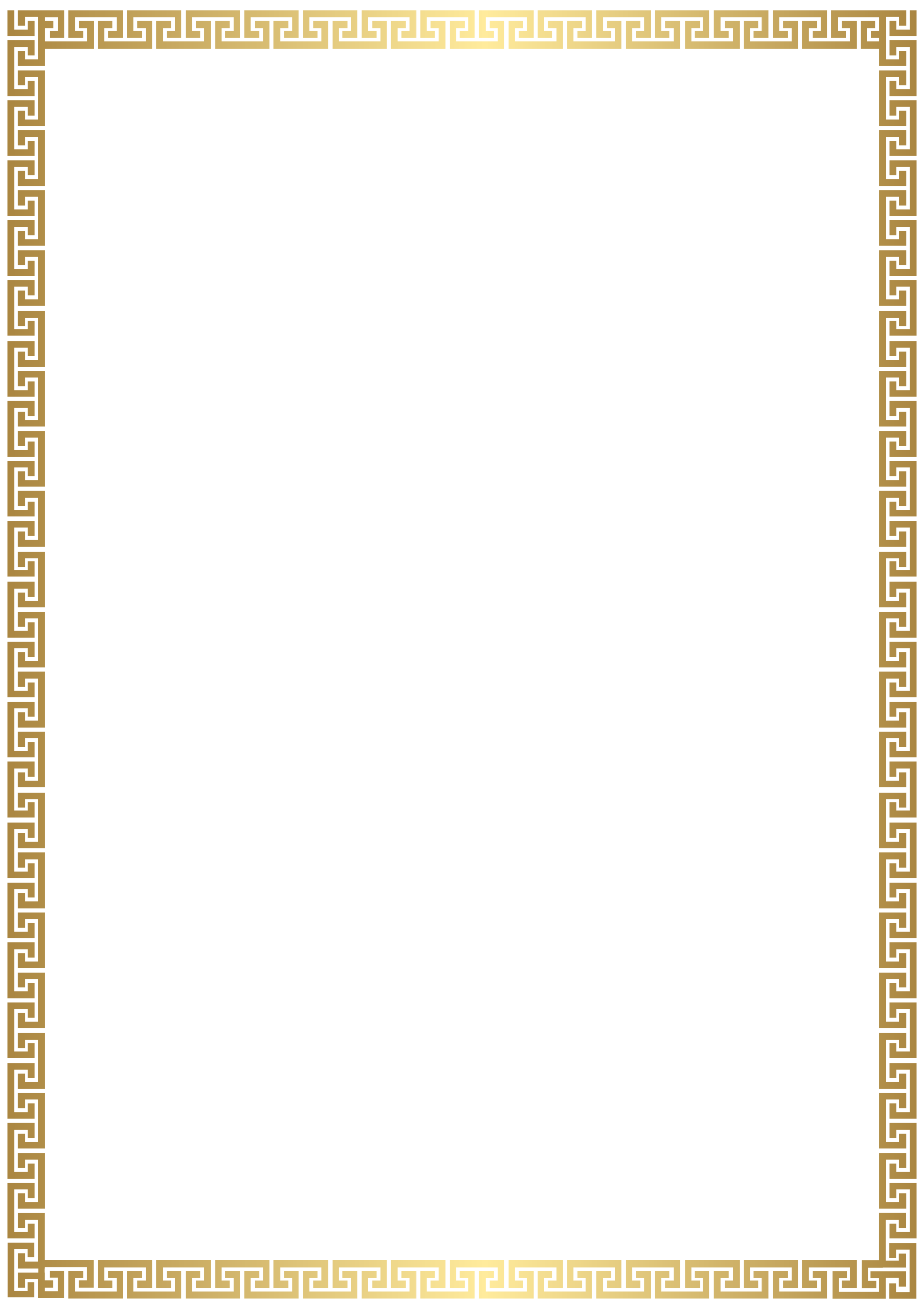 Golden block rectangle frame