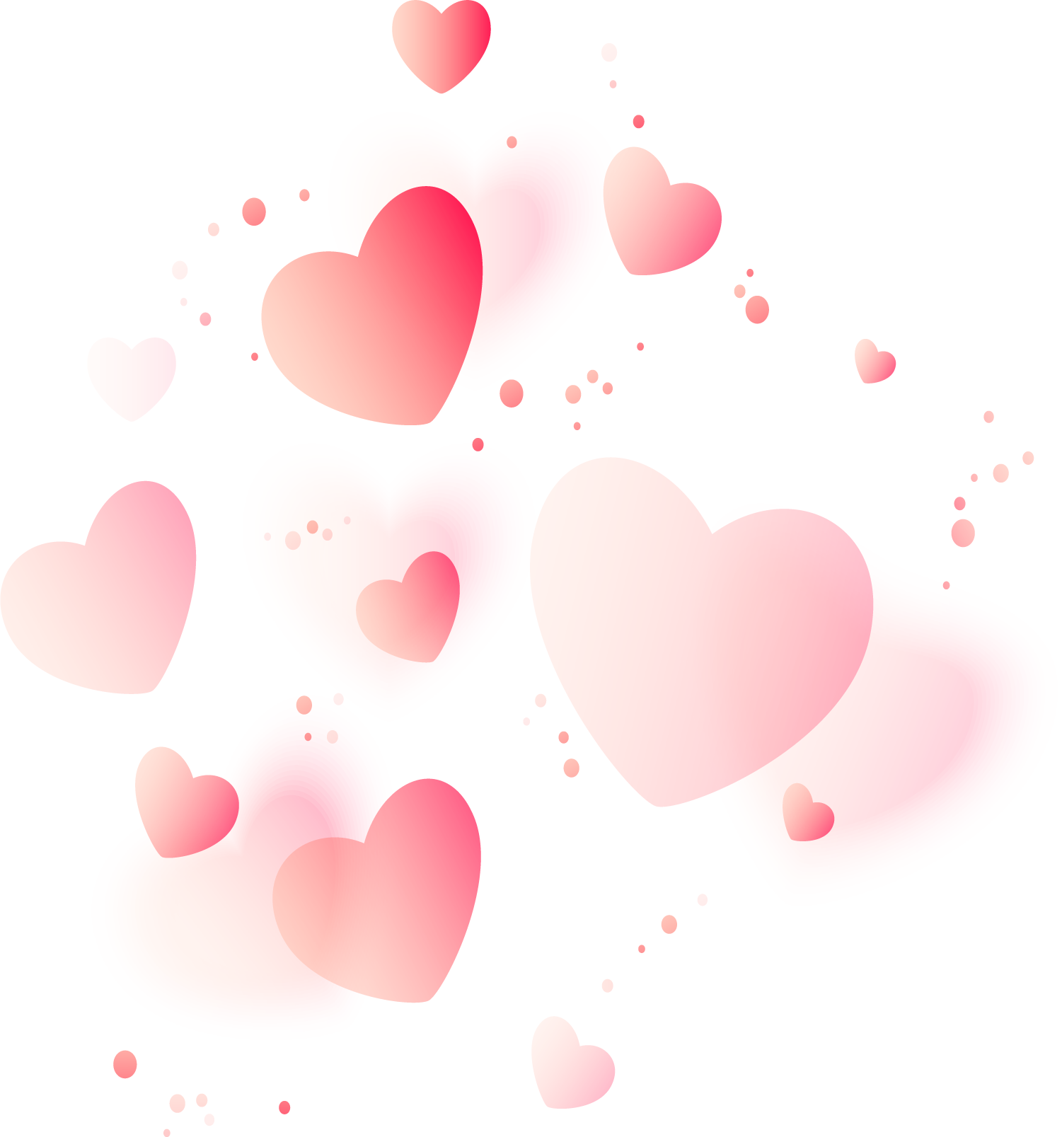 Valentine heart element