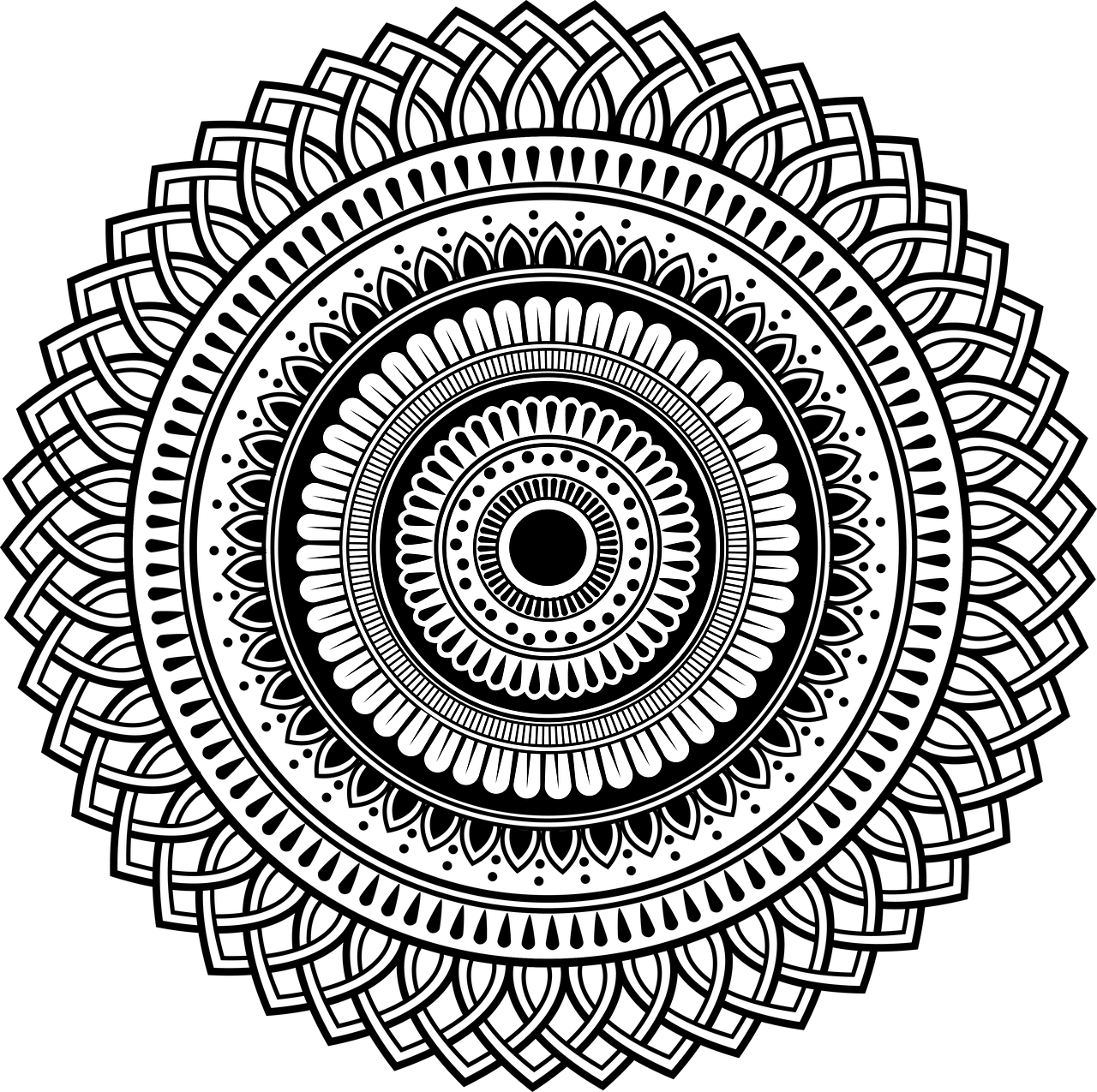 Mandella design black