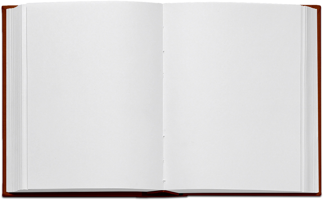 Empty Open Book