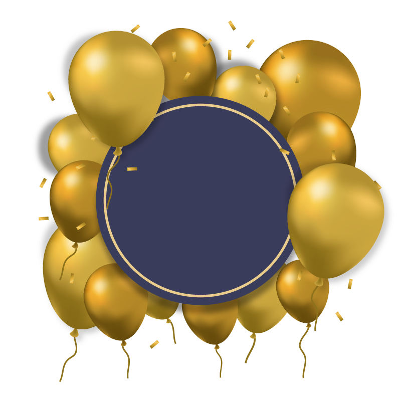 Birthday ballons design