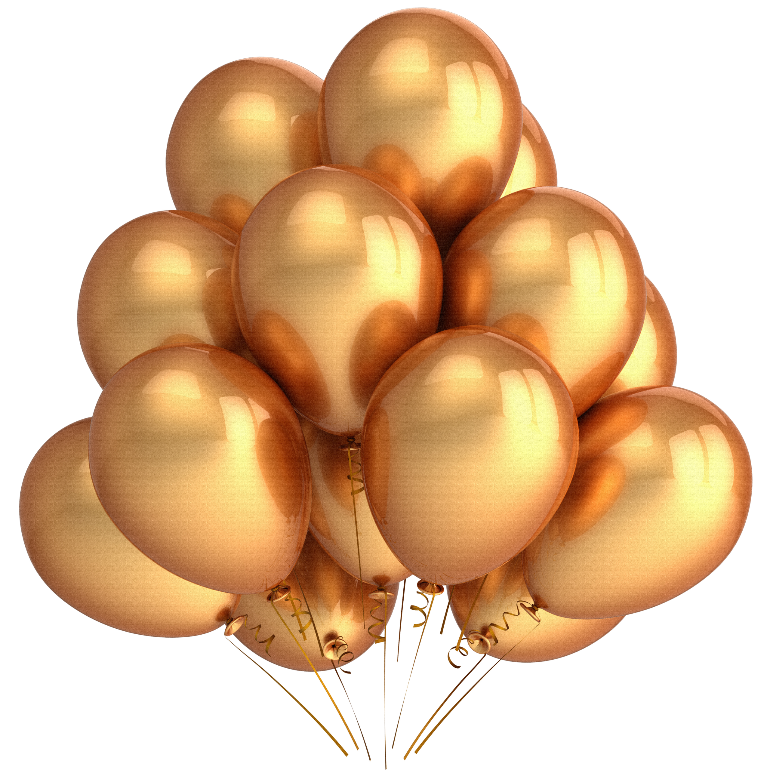Birthday Golden ballons