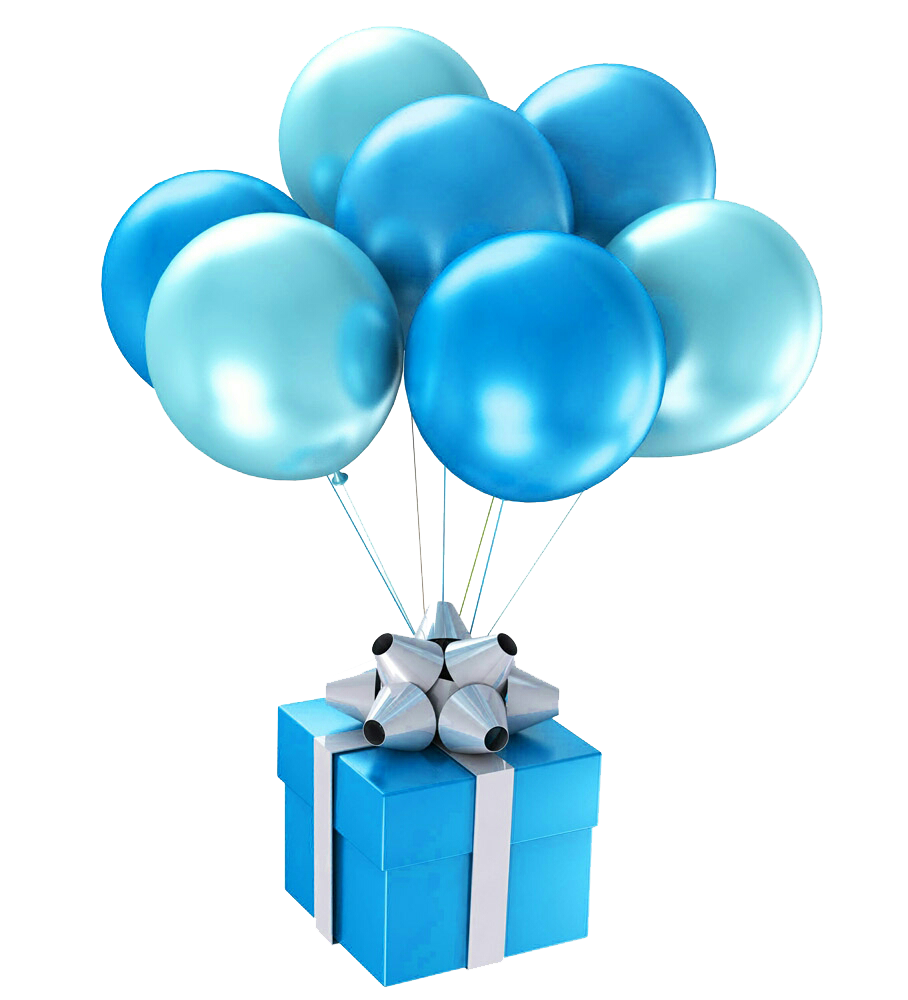 Ballon with gift
