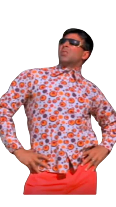 Raju pose sticker