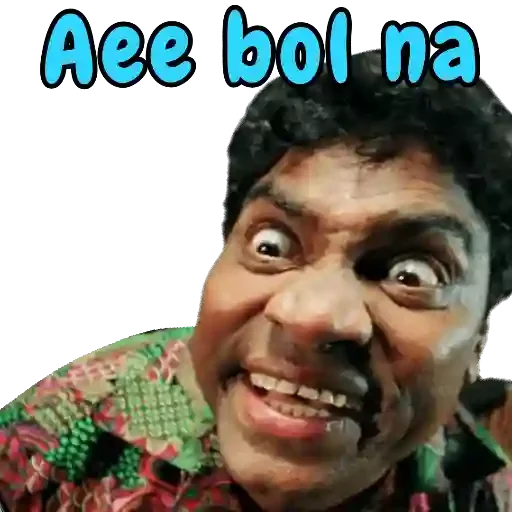 Johny Lever Sticker